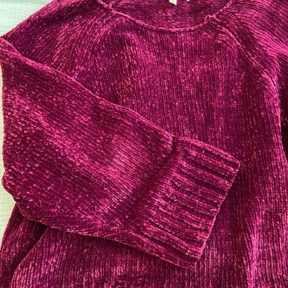 Anthropologie Pink Cropped Sweater - Picture 2 of 4